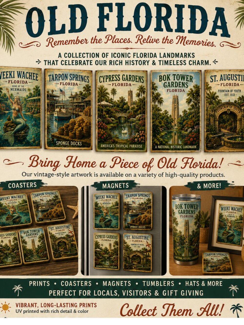 🌴 NEW! Old Florida Collection 🌴